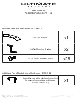 Предварительный просмотр 1 страницы Ultimate Support BOX 4 Instructions
