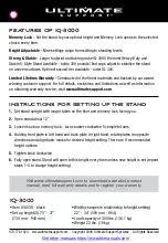 Preview for 2 page of Ultimate Support IQ-3000 Quick Start Manual