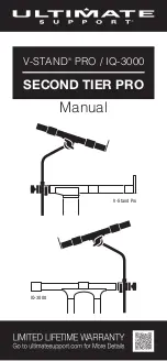 Ultimate Support SECOND TIER PRO Manual предпросмотр