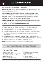 Preview for 2 page of Ultimate Support Telelock TS-99B Quick Start Manual