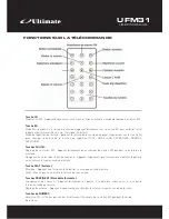 Preview for 7 page of Ultimate ufm31 User Manual