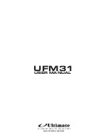 Preview for 8 page of Ultimate ufm31 User Manual