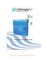 UltimateAir ER80M Manual & Installation Manual preview