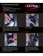 Предварительный просмотр 2 страницы Ultra Ankle Ultra CTS Fitting Instructions