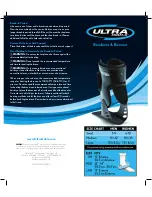 Preview for 1 page of Ultra Ankle Ultra High-5 Fitting Instructions