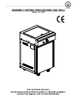 Preview for 1 page of Ultra chef UC-SBP Assembly Instructions Manual