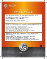 Preview for 1 page of Ultra chef UC430SB Owner'S Manual