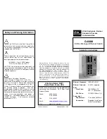 Preview for 1 page of Ultra electronics G408M Installation Instructions