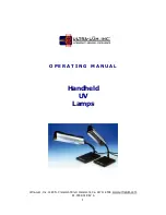 Предварительный просмотр 1 страницы Ultra-Lum UVA Operating Manual