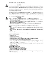 Preview for 12 page of Ultra Max 8B-UM1850 Installation And Operation Instructions Manual