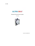 Ultra Max EARUMX-AT801 User Manual preview