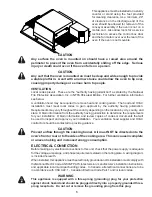 Предварительный просмотр 6 страницы Ultra Max UM1833-208V Installation And Operation Instructions Manual