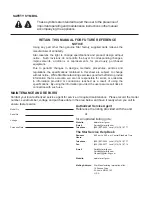 Предварительный просмотр 2 страницы Ultra Max UM1833A-208V Installation And Operation Instructions Manual