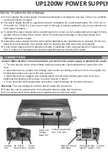 Preview for 2 page of Ultra Power UP1200W User Manual