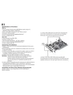 Preview for 3 page of Ultra Products 8 Port Firewire / USB 2.0 PCI Card User Manual