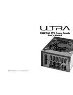 Ultra Products 850 Watt ATX Power Supply User Manual preview