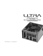 Ultra Products ATX Power Supply User Manual preview