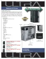 Preview for 1 page of Ultra Products Mid-Tower Case Gladiator Specifications