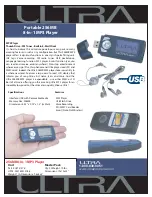 Ultra Products ULT31576 Specification Sheet предпросмотр