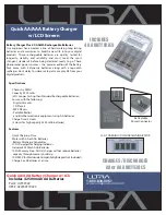 Preview for 1 page of Ultra Products ULT31922 Specifications