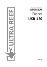 Ultra Reef Borei UKB-120 Instruction Manual preview