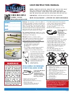 Предварительный просмотр 1 страницы Ultra-safe 96426SR User Instruction Manual