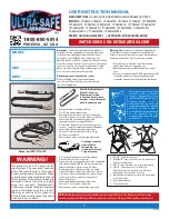 Preview for 1 page of Ultra-safe UT-96516 User Instruction Manual