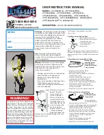 Ultra-safe UX-96305NQL User Instruction Manual preview