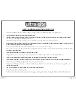 Preview for 3 page of ultra site 958-V6 Instructions Manual