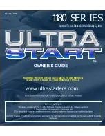 Ultra Start 1180 SERIES Owner'S Manual preview