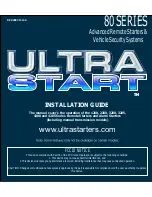 Preview for 1 page of Ultra Start 1280 series Installation Manual