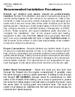 Preview for 4 page of Ultra Start 12xx Series Install Manual