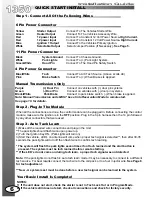 Preview for 6 page of Ultra Start 1350 SERIES Installation Manual