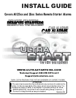 Preview for 1 page of Ultra Start 25 SERIES Install Manual