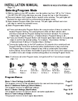 Preview for 14 page of Ultra Start 25XX Series Install Manual