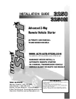 Preview for 1 page of Ultra Start 3250M Installation Manual