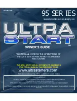 Ultra Start 3295 SERIES Owner'S Manual preview