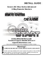Ultra Start 35 SERIES Install Manual preview