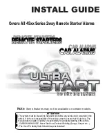Preview for 1 page of Ultra Start 45 SERIES Install Manual
