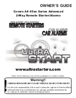 Preview for 1 page of Ultra Start 45xx Series Owner'S Manual