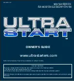 Preview for 1 page of Ultra Start 500 Series Owner'S Manual