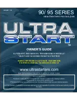 Preview for 1 page of Ultra Start 90 Series Owner'S Manual