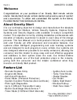 Preview for 3 page of Ultra Start G-Series Owner'S Manual