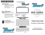 Preview for 1 page of Ultra Start PRO Series Owner'S Manual