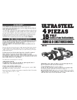 Предварительный просмотр 9 страницы Ultra Steel AP00962G Instruction Manual