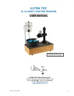 Preview for 1 page of ULTRA TEC VL User Manual