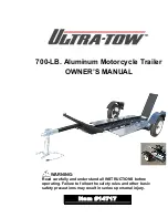 Ultra-tow 14717 Owner'S Manual preview