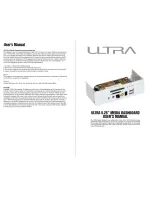 Ultra 5.25" Media Dashboard User Manual preview