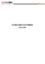 ULTRACOM R10 HYBRID User Manual preview