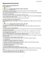 Предварительный просмотр 8 страницы ultracomfort Leisure UC211 Service Manual